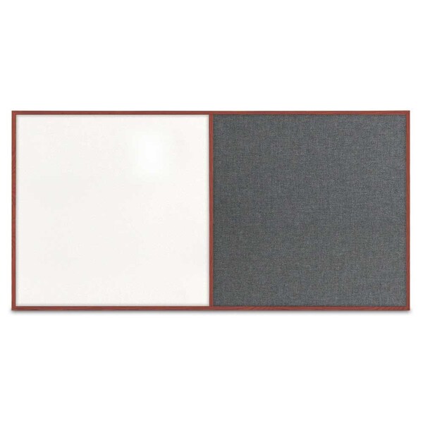 Enclosed Corkboard, 3 Door, 96"x48", 4" Fra